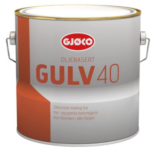 Hovedbilde Gulv 40 oljebasert 2,7L Gjøco