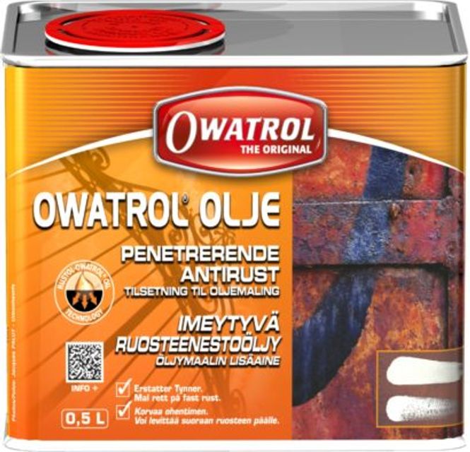 Hovedbilde Owatrol penetrerende olje 0,5l antirust 