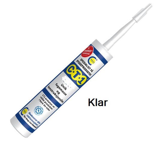 Hovedbilde CT1 TRIBRID FUGEMASSE OG KONSTRUKSJONSLIM KLAR