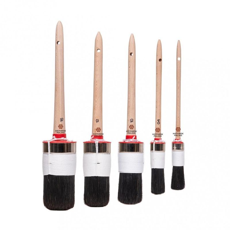 Rund svinebust pensel 