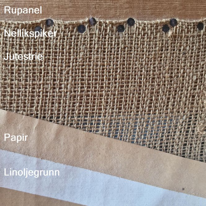 Hovedbilde Jutestrie natur 183 cm 295 g/m2