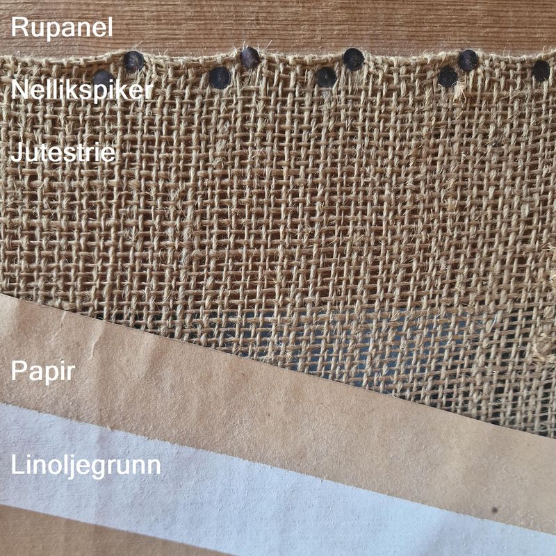 Jutestrie natur 183 cm 295 g/m2