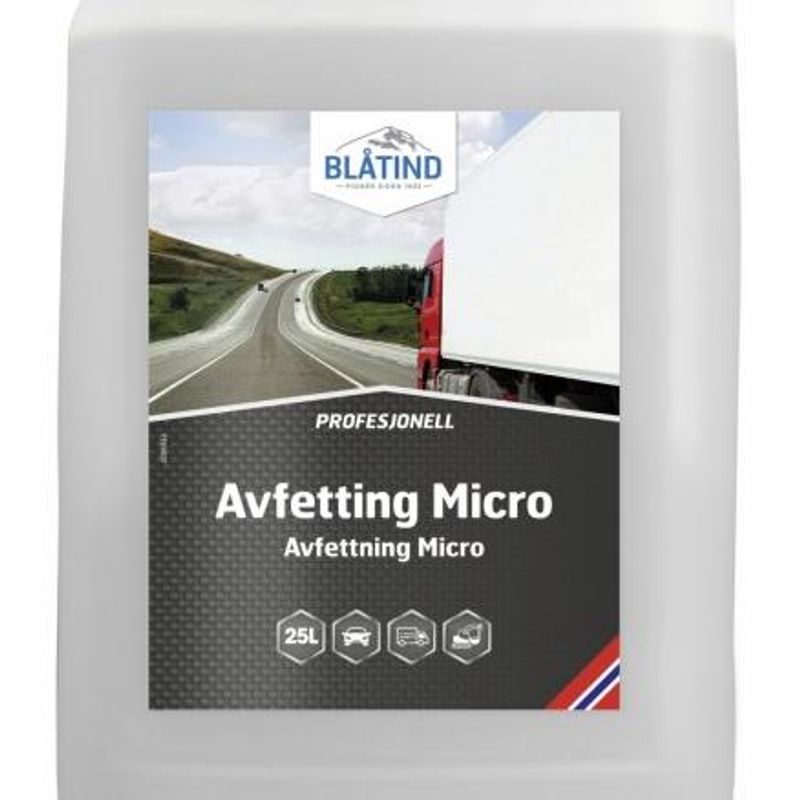BLÅTIND PROFESJONELL AVFETTING MICRO 25L