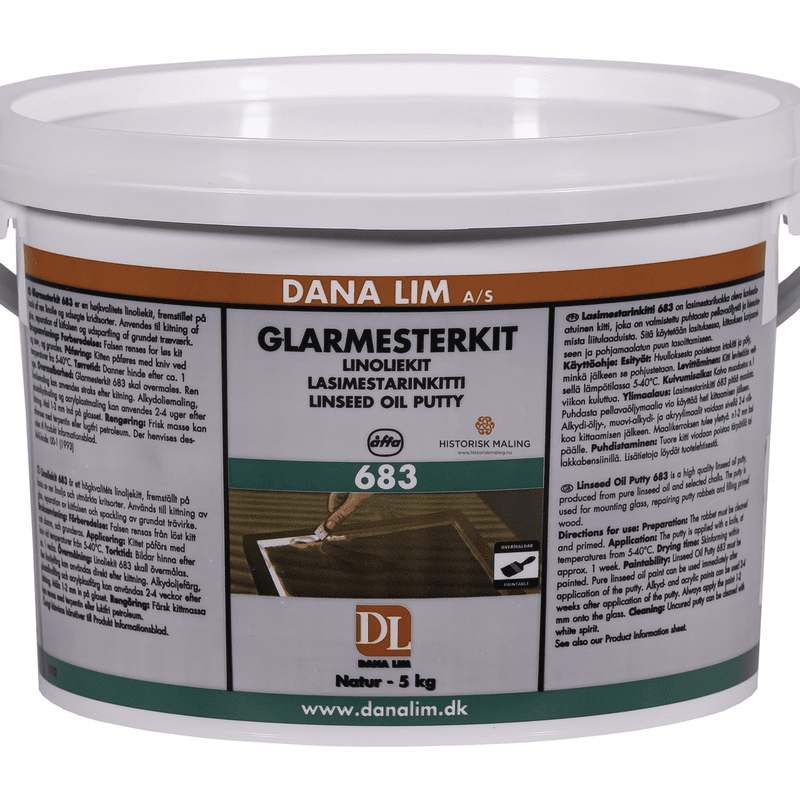 Linoljekitt Danalim natur 